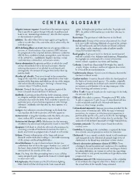 Central Glossary