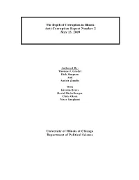 The Depth of Corruption in Illinois: Anti-Corruption Report Number 2 May 13, 2009