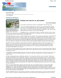 Building Bridges: Finding New Uses for an Old Viaduct