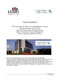 Course Handbook