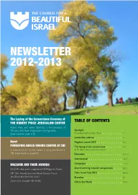 Newsletter 2012-2013