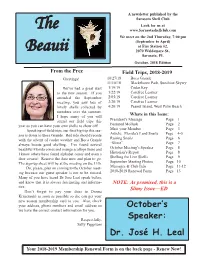October, 2018 Edition