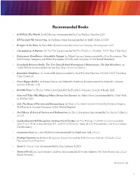 Recommended Books