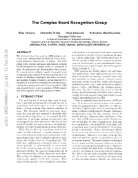 The Complex Event Recognition Group