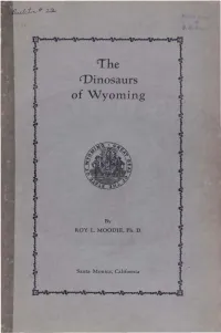 The DINOSAURS of Wyoming