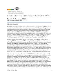 Committee on Publications and Cheminformatics Data Standards (CPCDS)