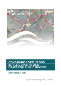 Condamine River: Flood Intelligence Review Draft for Public Review