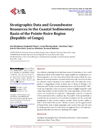 Stratigraphic Data and Groundwater Resources in the Coastal Sedimentary Basin of the Pointe-Noire Region (Republic of Congo)