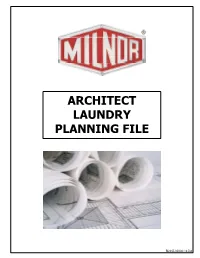 Architect Laundry Planning File