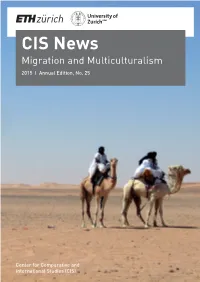 CIS News Migration and Multiculturalism 2015 I Annual Edition, No