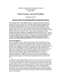 Pump Station Project Public Access