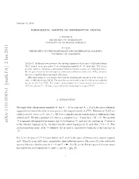 Topological Aspects of Differential Chains