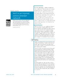 Voip in an Internet Service Provider Network