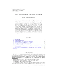 RICCI CURVATURES on HERMITIAN MANIFOLDS Contents 1. Introduction 1 2. Background Materials 9 3. Geometry of the Levi-Civita Ricc