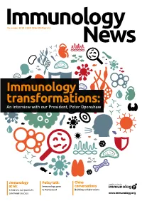 Immunology Transformations