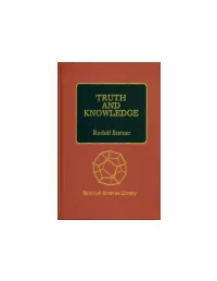 Truth and Knowledge
