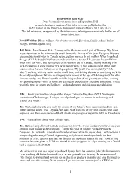 1 Interview of Rolf Skår Done by Email Over Many Days in September