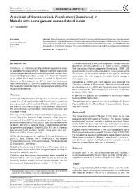 A Revision of Cenchrus Incl. Pennisetum (Gramineae) in Malesia with Some General Nomenclatural Notes