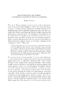 A WEBERIAN ANALYSIS of WICCAN CHARISMA Robert Puckett The