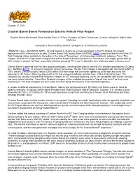 Cracker Barrel Steers Forward on Electric Vehicle Pilot Project