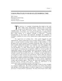 It Is a Collection of Four Case Studies…Exploring Recent
