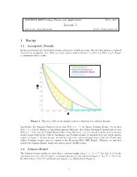 Lecture 5 1 Recap