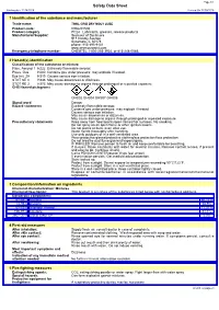 Safety Data Sheet Printing Date 11/14/2016 Revised on 02/08/2016