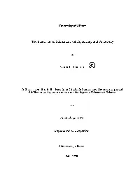 The Interaction of Suffixation with Synonymy and Antonymy a Thesis