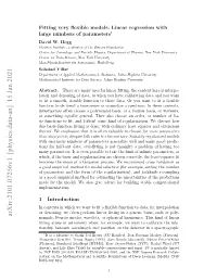 Arxiv:2101.07256V1 [Physics.Data-An] 15 Jan 2021 Nomials, Fourier Modes, Wavelets, Or Spherical Harmonics