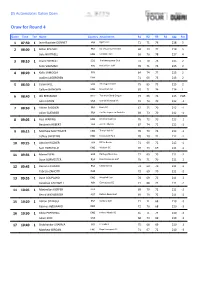 Draw for Round 4