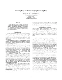 Evolving Keys for Periodic Polyalphabetic Ciphers