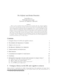 On Adjoint and Brain Functors