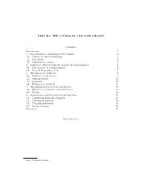 PULLBACK and BASE CHANGE Contents