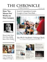 The Chronicle of Higher Education