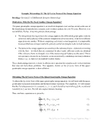The Q-Vector Form of the Quasi-Geostrophic Omega Equation