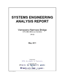 Verrazano-Narrows Bridge CCTV, VMS, CMS & Lane Controllers