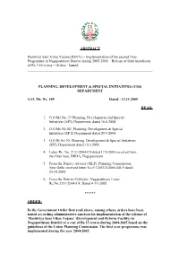 ABSTRACT Rashtriya Sam Vikas Yojana (RSVY) – Implementation Of