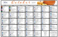 Activities Calendar