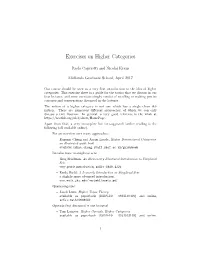 Exercise Sheet