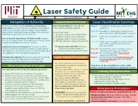 Laser Safety Guide