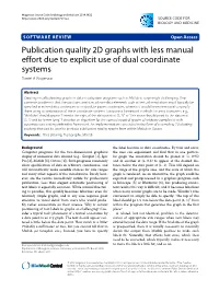 Publication Quality 2D Graphs with Less Manual Effort Due to Explicit Use of Dual Coordinate Systems Daniel a Wagenaar