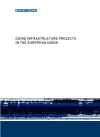 Doing Infrastructure Projects in the European Union, 2014