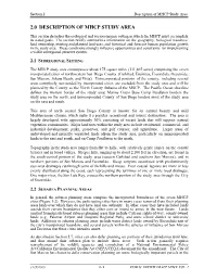 Section 2 Description of MHCP Study Area