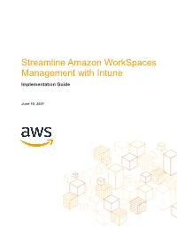 Streamline Amazon Workspaces Management with Intune Implementation Guide
