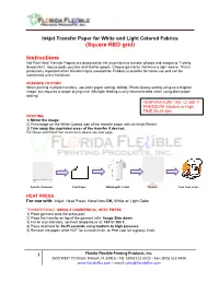 1 (Square RED Grid) Instructions