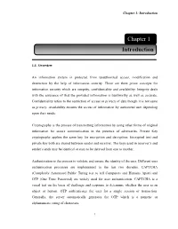 Chapter 1 Introduction