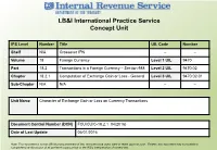 Character of Exchange Gain Or Loss on Currency Transactions