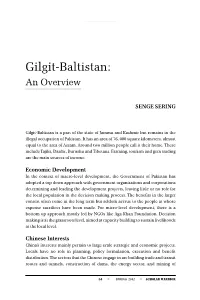 Gilgit-Baltistan: an Overview