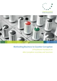 Motivating Business to Counter Corruption: a Practitioner
