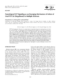 Neurological S1P Signaling As an Emerging Mechanism of Action of Oral FTY720 (Fingolimod) in Multiple Sclerosis
